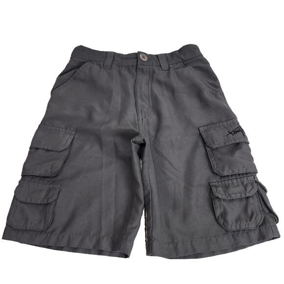 Tony Hawk Gray Soft Cargo Skater Board Shorts Children's Boys Size 7X - Picture 1 of 9